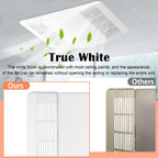 763RL B Unit 50CFM Fan, S0503B000 Fan Motor Assembly & 85315000 Ventilation Fan Grille Lens for Broan Nutone 763RL, 763RLN B Unit Bathroom Exhaust Fan Cover Replacement Parts, 2.0 Sones, Quieter Motor