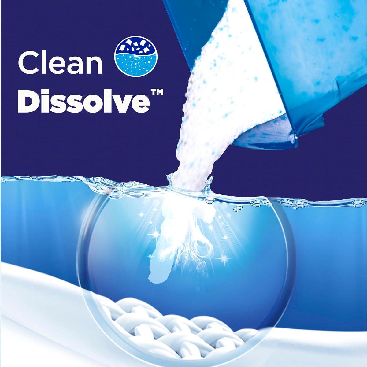 Powder Laundry Detergent with Bleach, Original Scent, 89 Loads, 129 oz