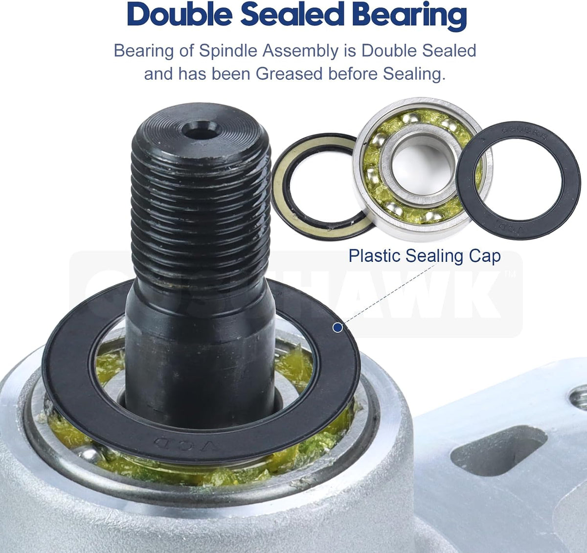 139-3214 Spindle with 119-8820 for Toro SS5000 Spindle Assembly