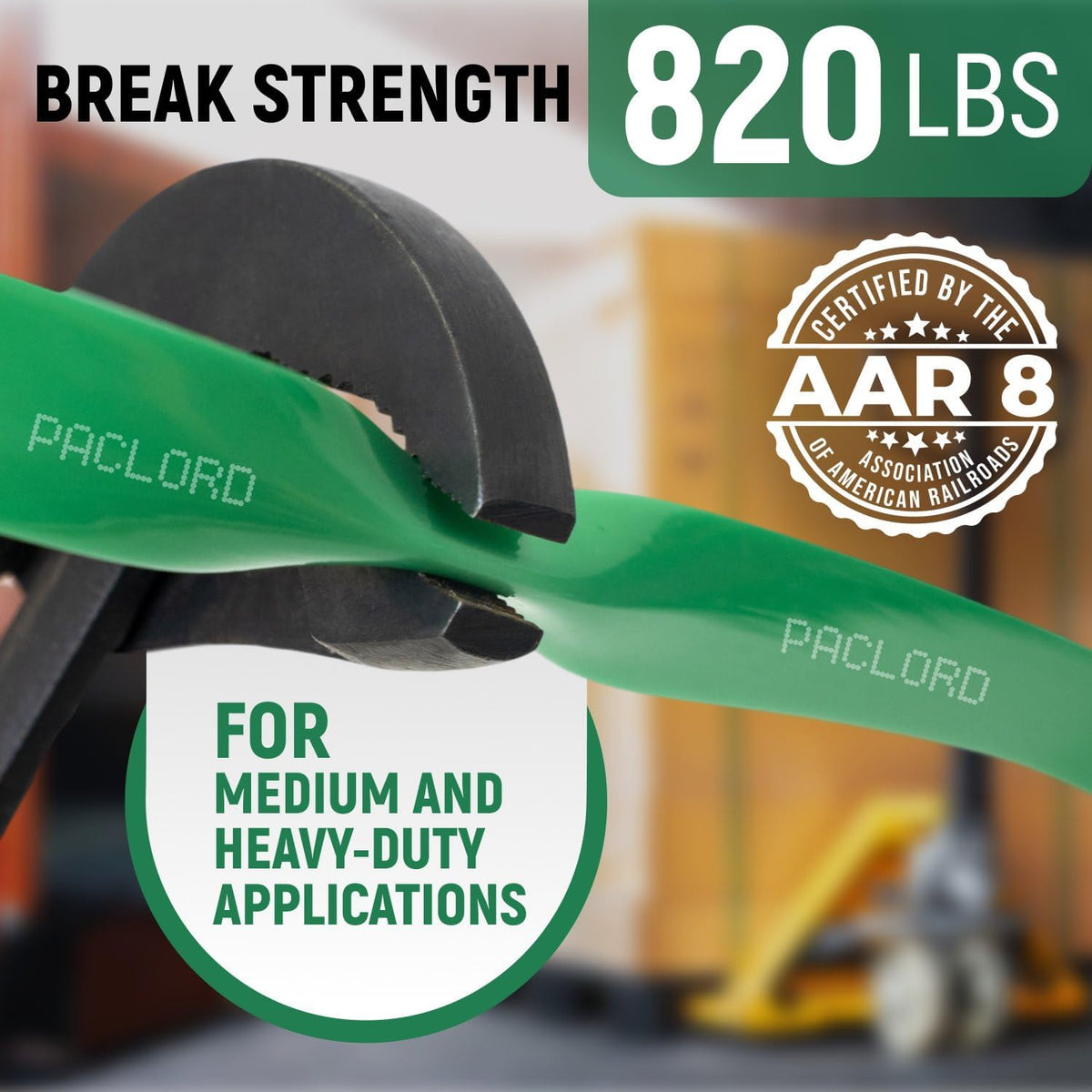 1/2" x 200' Polyester (PET) Strapping in Portable Self-Dispensed Box