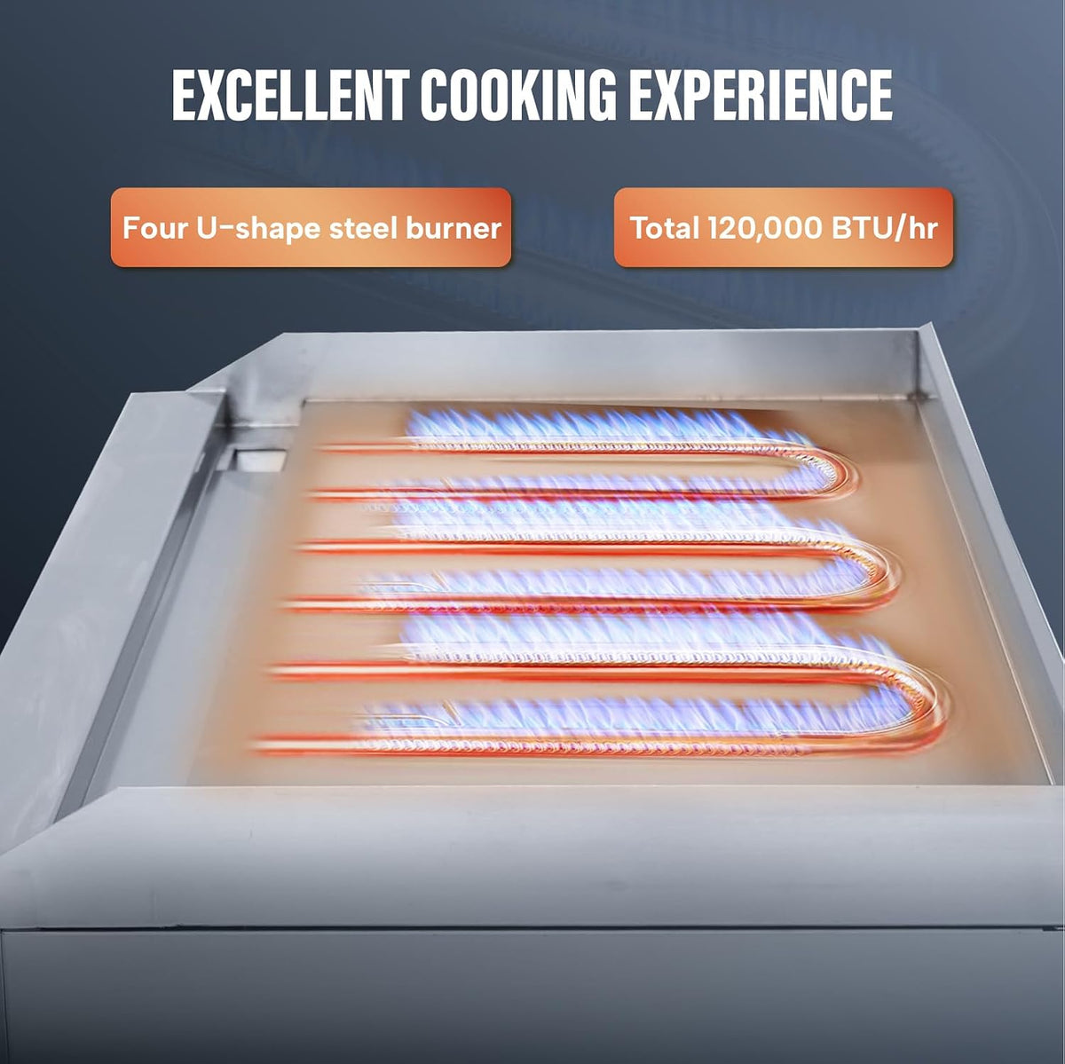 48"W Commercial Gas Griddle Countertop