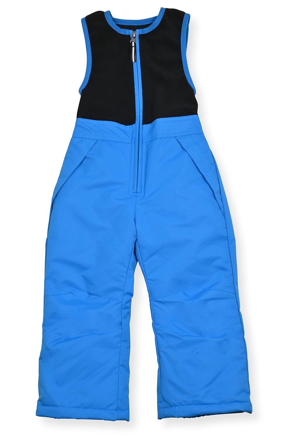 Boys Ski Jacket and Snowbib Snowsuit Set 2 Piece Zip Up Jacket and Overall Snowsuit Set, Color-Blocked, Shadow Blue, 4