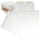1000 Cashier Depot - 6" x 9" Catalog Envelopes – Open End – Sturdy 24lb White Wove – Gum Flap Closure – Professional