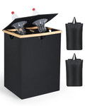 140L Recycling Bin for Kitchen, 2 Compartments Large Home Recycle Bin with Lid with 2 Removeable and Reusable Inner