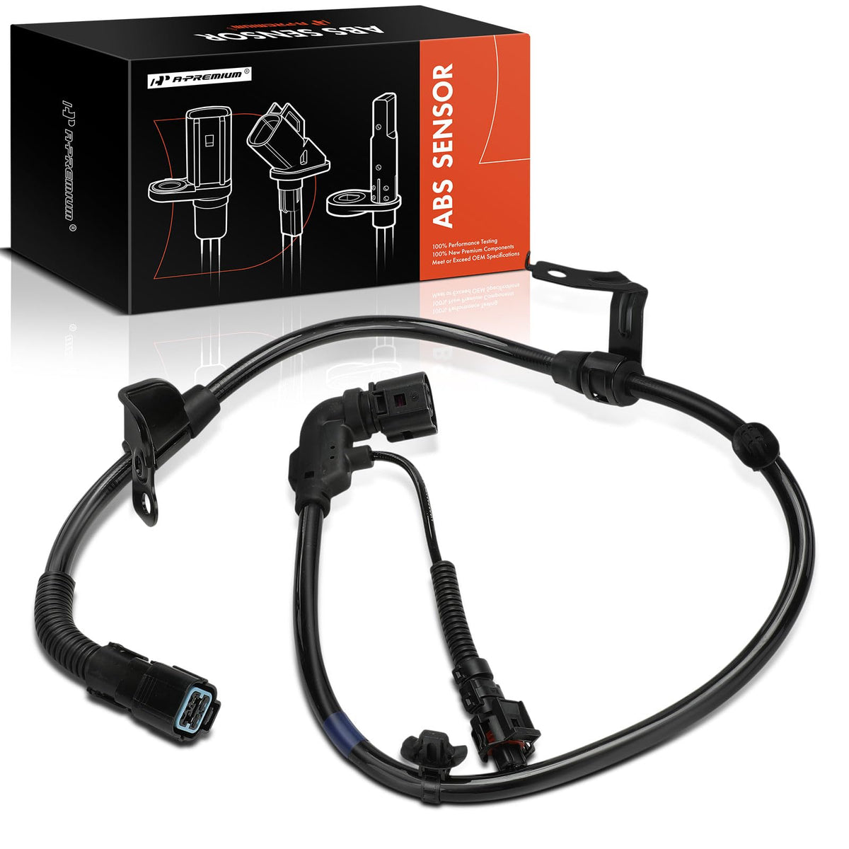 A-Premium Rear Left ABS Wheel Speed Sensor Compatible with Hyundai & Kia
