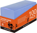 100 Toploaders 35PT Hard Plastic Card Sleeves for Baseball Trading Card | 3"x4" 100 rigid sleeves, acid-free PVC bend