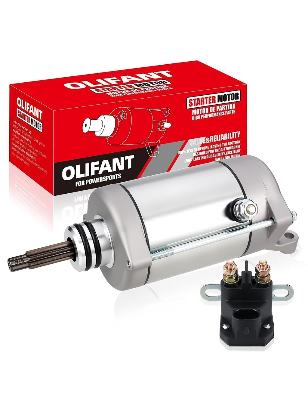 Starter & Relay for Polaris Ranger 900 XP 2015-2019 / Ranger 1000 2017-2024
