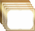 Professional Certificate Paper 8.5 x 11 for Printing, Diploma Paper, Award Certificates Paper, 80 lb, 15 Count, Gold