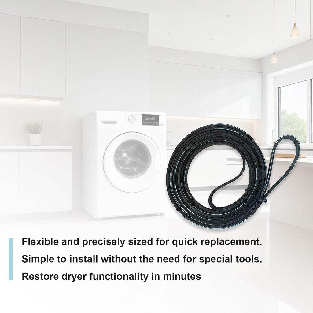 NEW Dryer Drive Belt WP8547157 8547157 Compatible With Whirlpool Kenmore