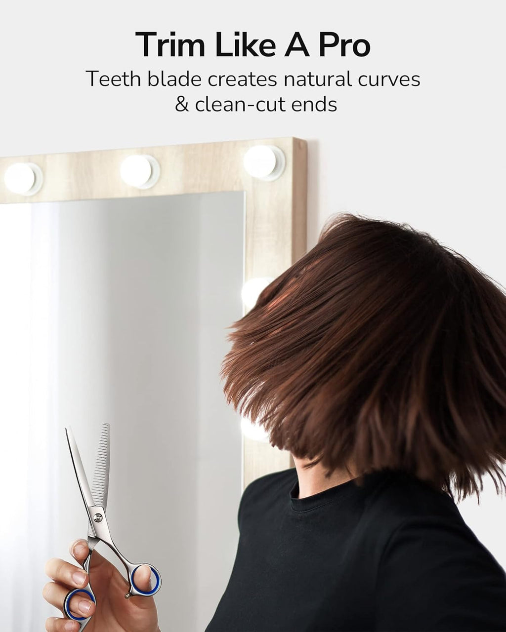 Hair Thinning Scissors ULG Professional Barber’s Texturizing Teeth Shears for Hairdressing, Salon and Home Use