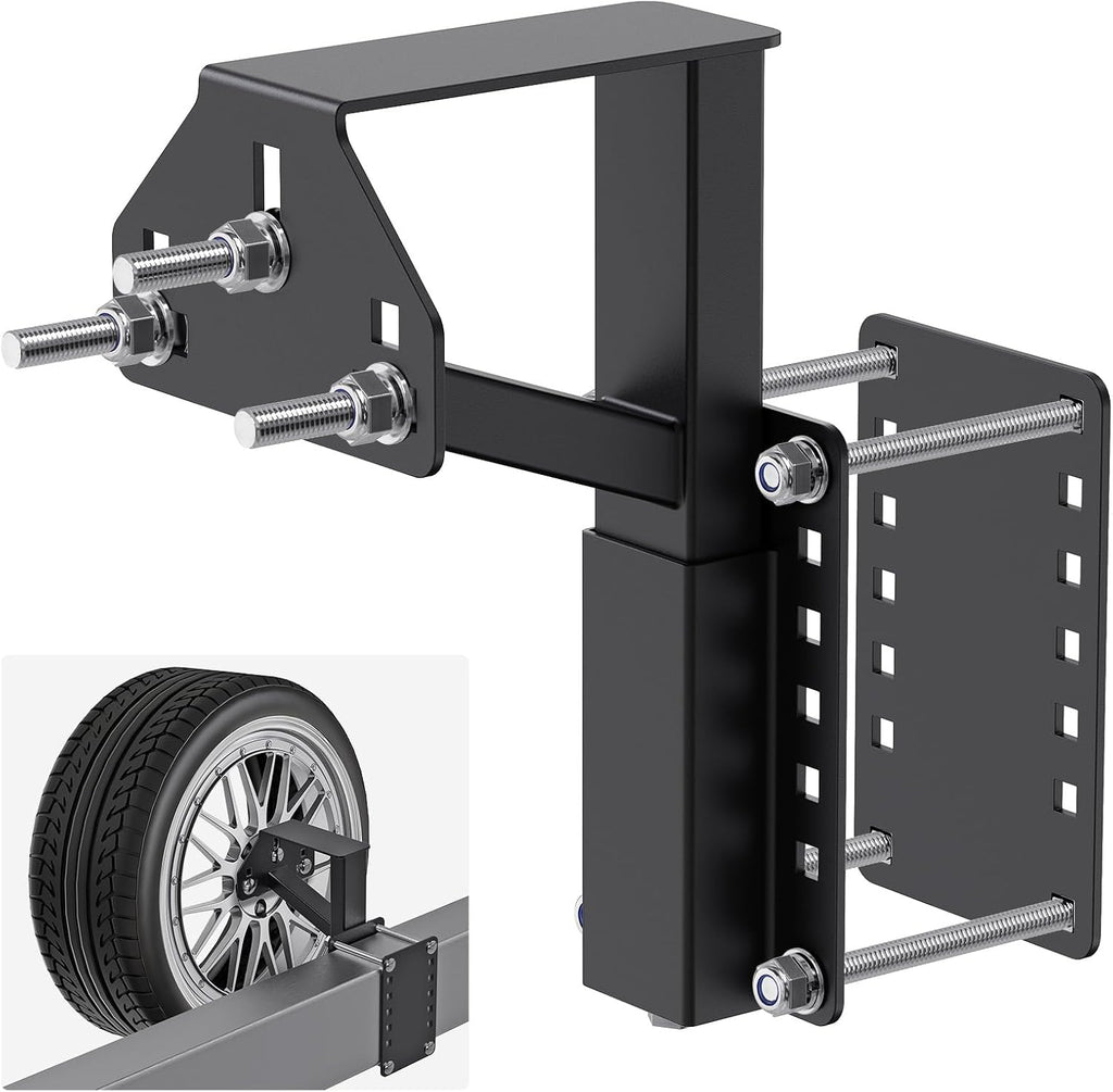 Heavy Duty Spare Tire Carrier Mount Trailer RV Camper Tire Holder