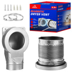 Magnetic Dryer Vent Connector Kit Dryer Vent Attachment Coupling Kit
