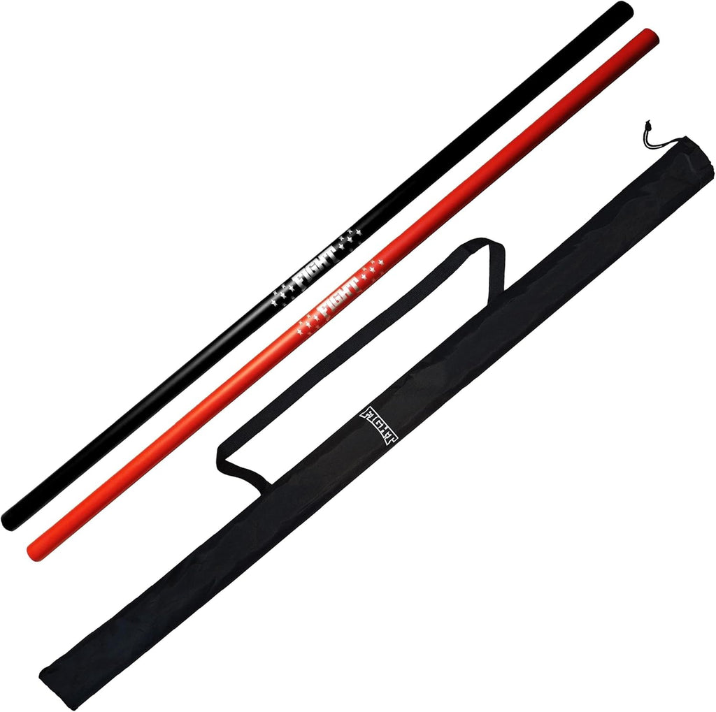 Foam Padded Practice Staff 4 Ft with Carry Bag, Bo Staff, Bo Staff for Martial Arts and Karate