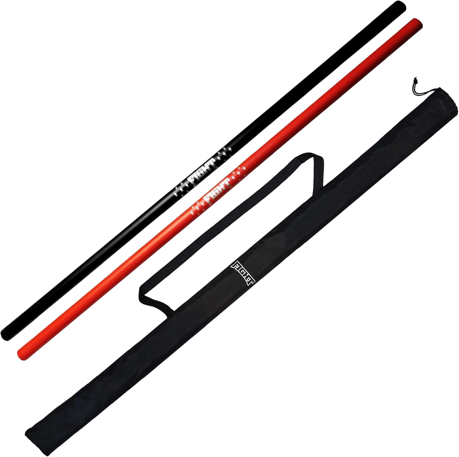 Foam Padded Practice Staff 4 Ft with Carry Bag, Bo Staff, Bo Staff for Martial Arts and Karate