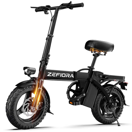 Folding Electric Bike for Teens, 500W MAX 24 MPH & 30 Mi PAS Range