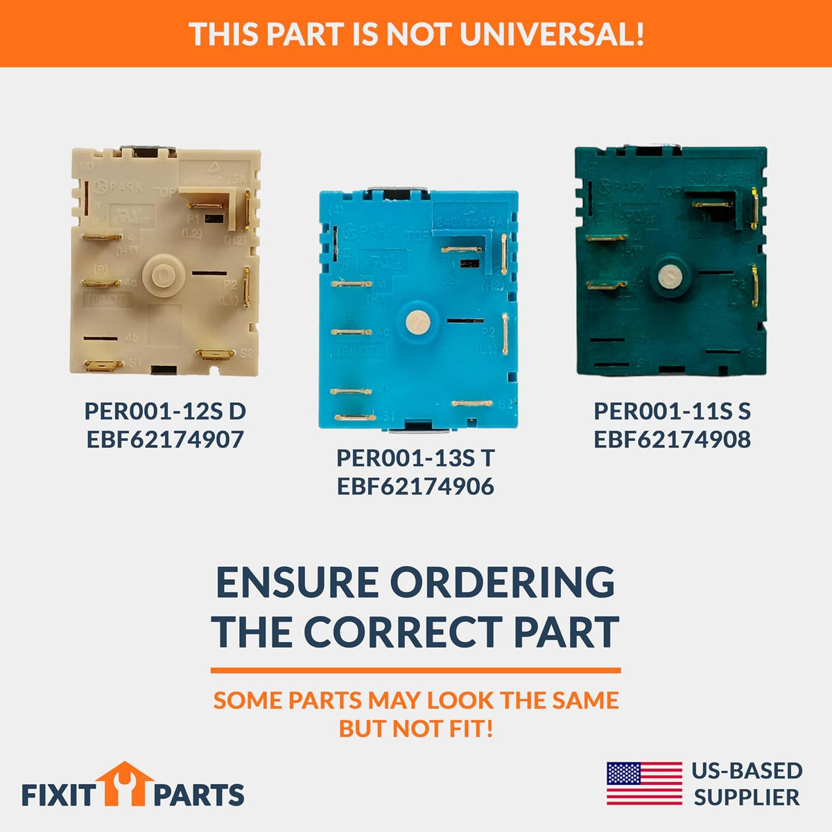 𝗢𝗘𝗠 𝗟𝗚 EBF62174901 EBF62174906 PER001-13S T Range Switch Rotary