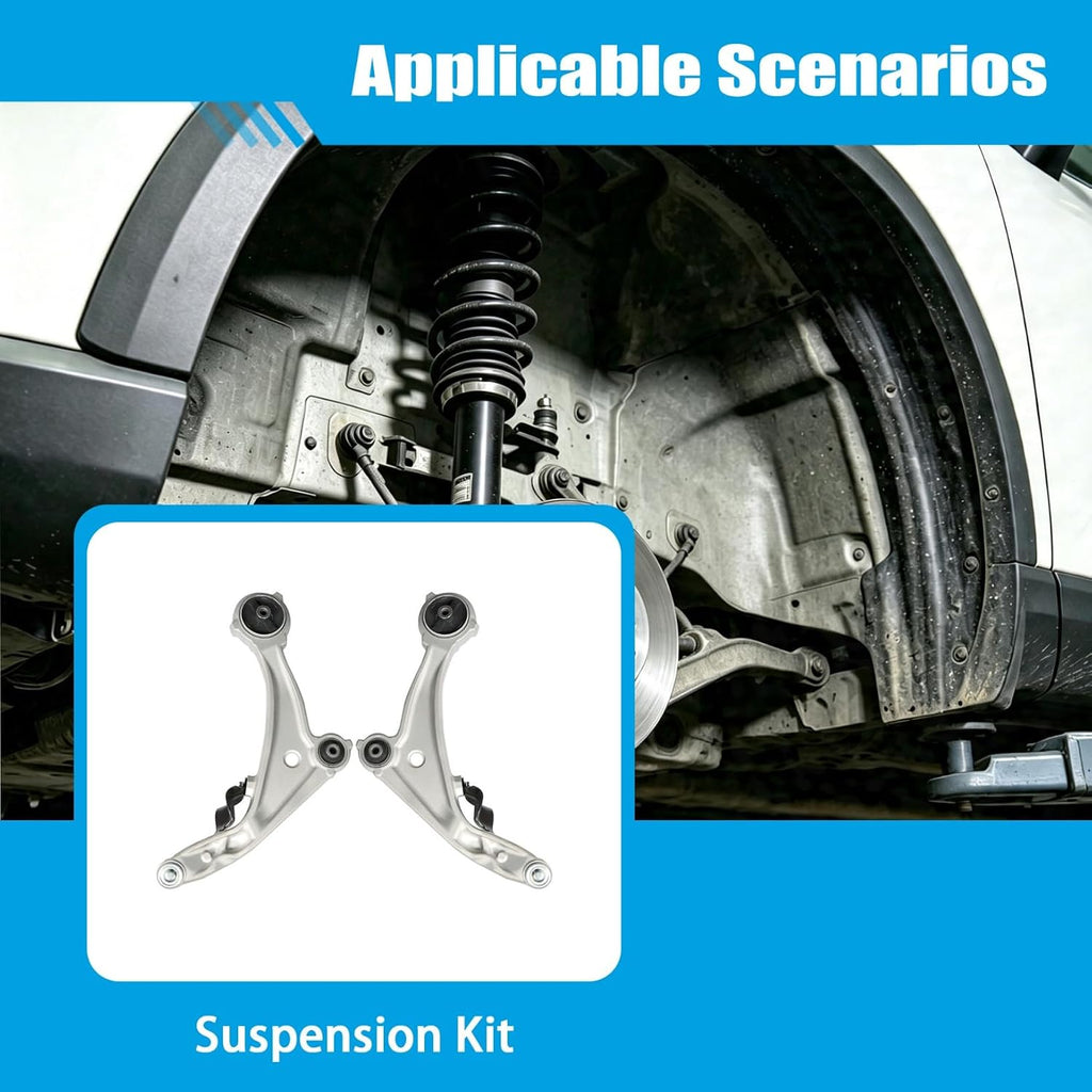 LABLT K620196 8pc Front Control Arms Ball Joints Suspension Kit Replacement for 2007-2012 Nissan Altima