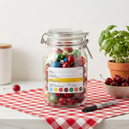 1500 Food Labels 3x2 inch, 6 Rolls, White Shelf Life Stickers for Kitchen