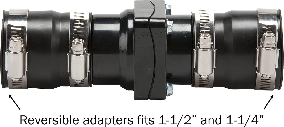 Little Giant CV-114/112, 1-14" and 1-1/2" ABS Sump Pump Check Valve
