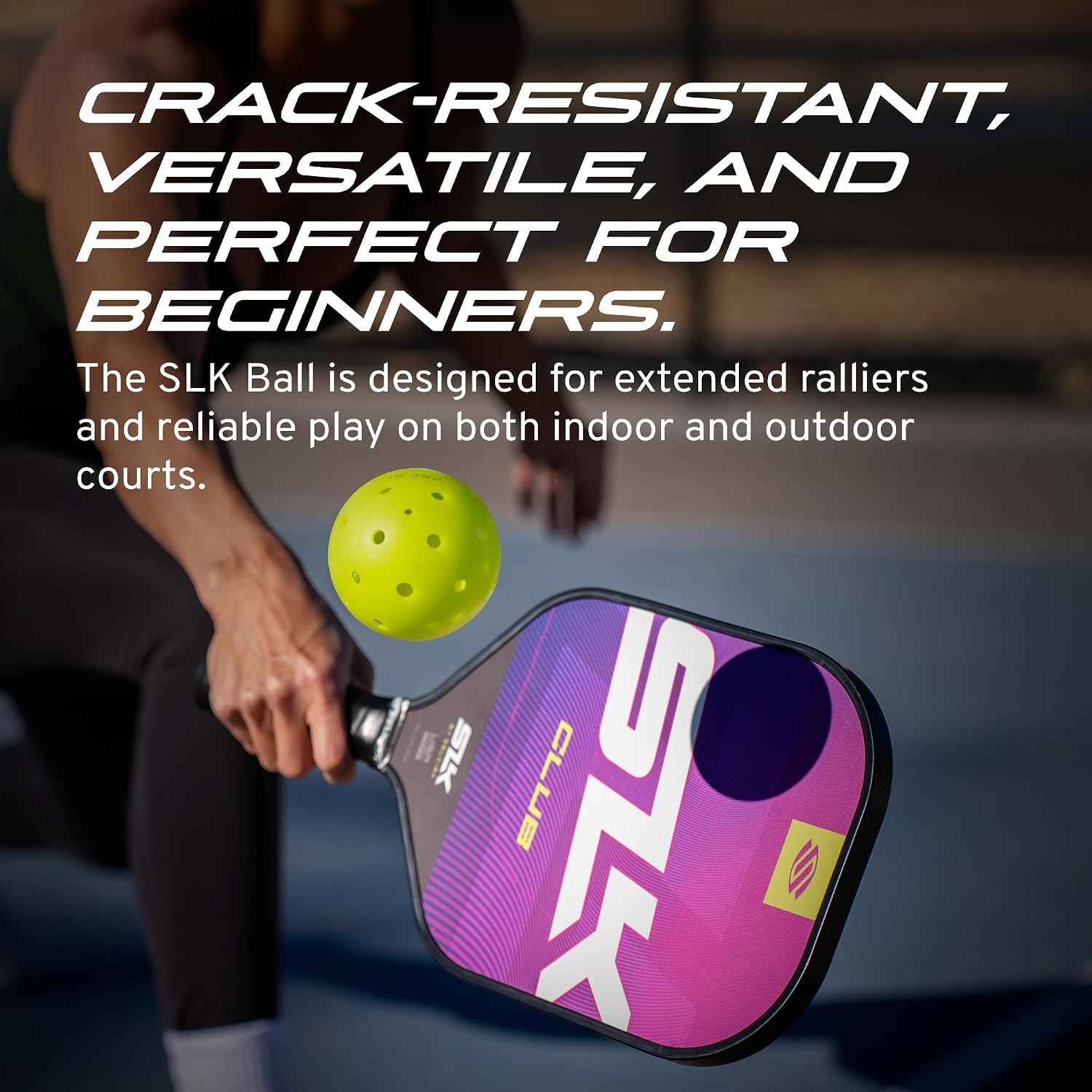 SLK Club Pickleball Paddles Set | Graphite & Fiberglass | A pickle ball paddle set with an SX3 honeycomb core for a