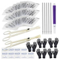 16G Piercing Needles Kit - Yugui 43pcs Ear Nose Piercing Kits Supplies