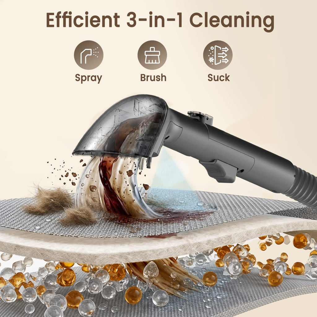 Carpet Cleaner Machine,18Kpa Handheld Portable Clean Machine