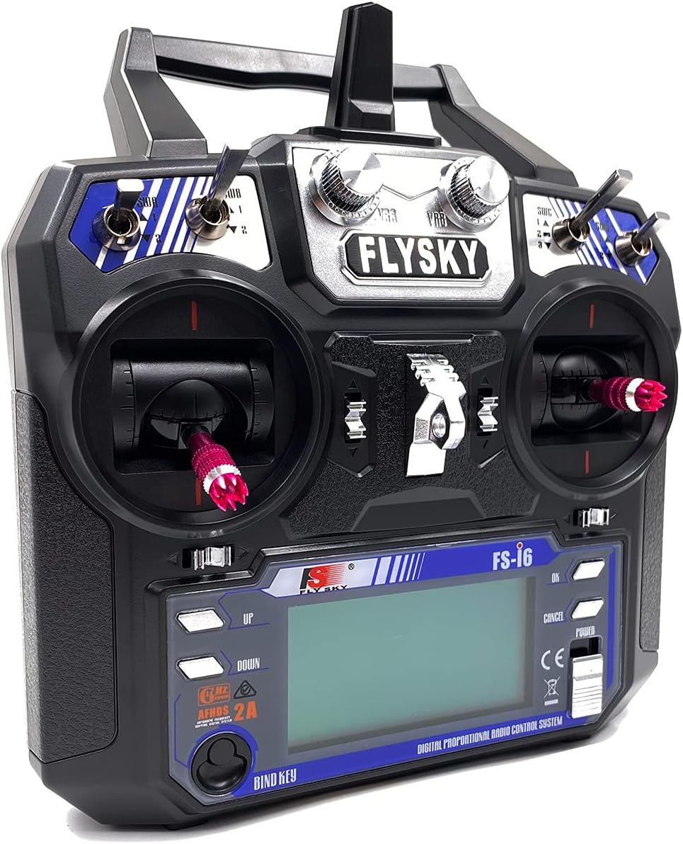 FS-i6 6CH 2.4GHz AFHDS RC Transmitter w/FS-iA6B Receiver for RC Multirotor Helicopter Airplane Glider Quadcopter