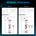 Multifunction Time Relay 16A Delay ON Off Time Relay GRT8-M2 AC DC 12-240V