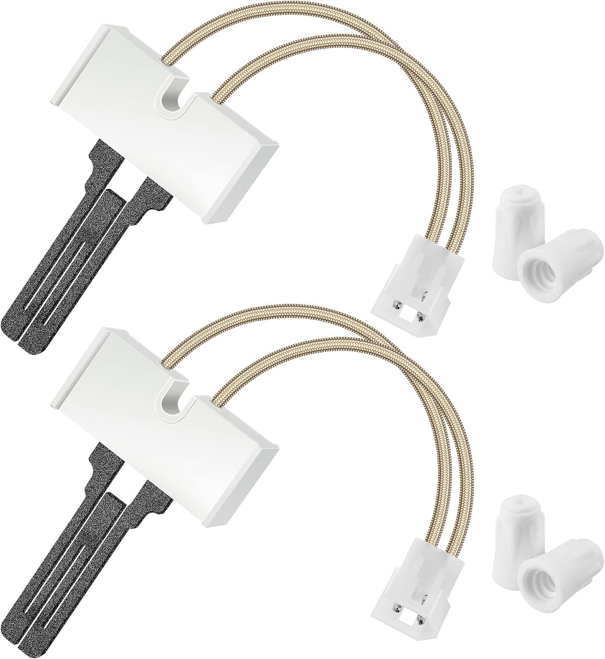 Dreyoo 2 Pack LH33ZS004 Furnace Ignitor, Furnace Hot Surface Ignitor Igniter Direct Replacement Compatible with Carrier Payne OEM Part LH33ZS004