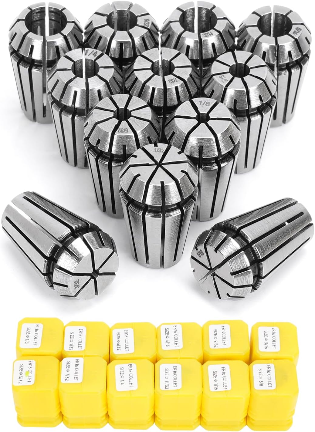 12pcs ER16 Spring Collet Set for CNC Engraving Machine