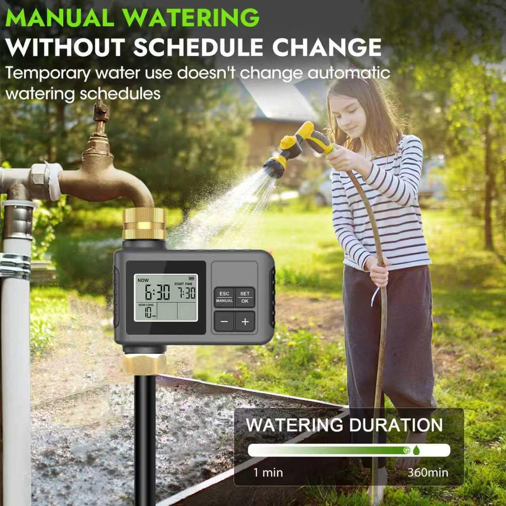 60FT Drip Irrigation System with Smart Water Timer