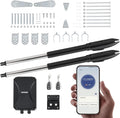 Smart Gate Opener Kit, App Compatible Dual Swing Gate Opener for Doors up to 660lb*2, Automatic Electric Gate Opening
