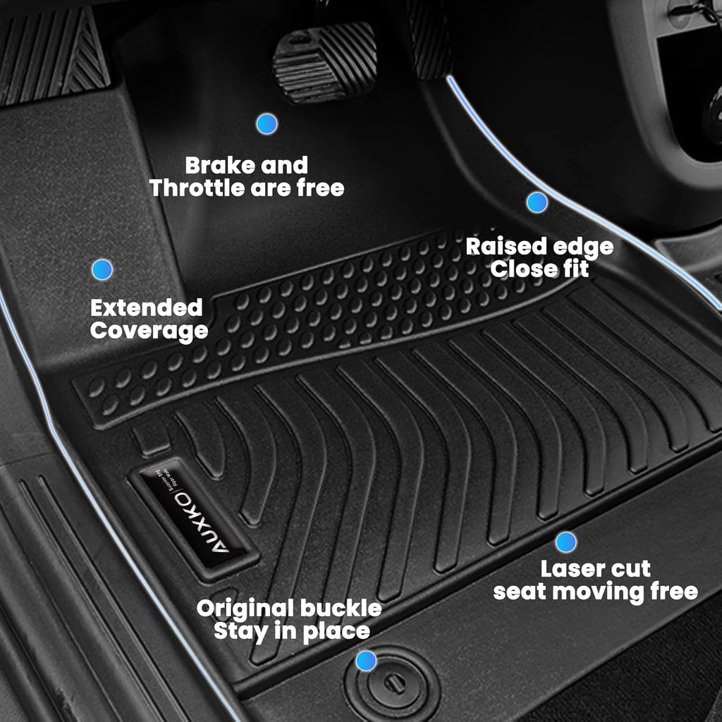 All Weather Floor Mats Upper Cargo Mat Fit for Honda CR-V 2023 2024 2025 2026(Include Hybrid) TPE Rubber Liners CRV