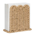 Scalloped Napkin Holder for Table Home Rustic Room Decor