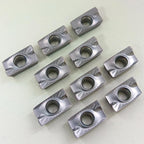20 pcs CNC Carbide milling Inserts APMT1604 for Process HRC45 Steel-CR8601