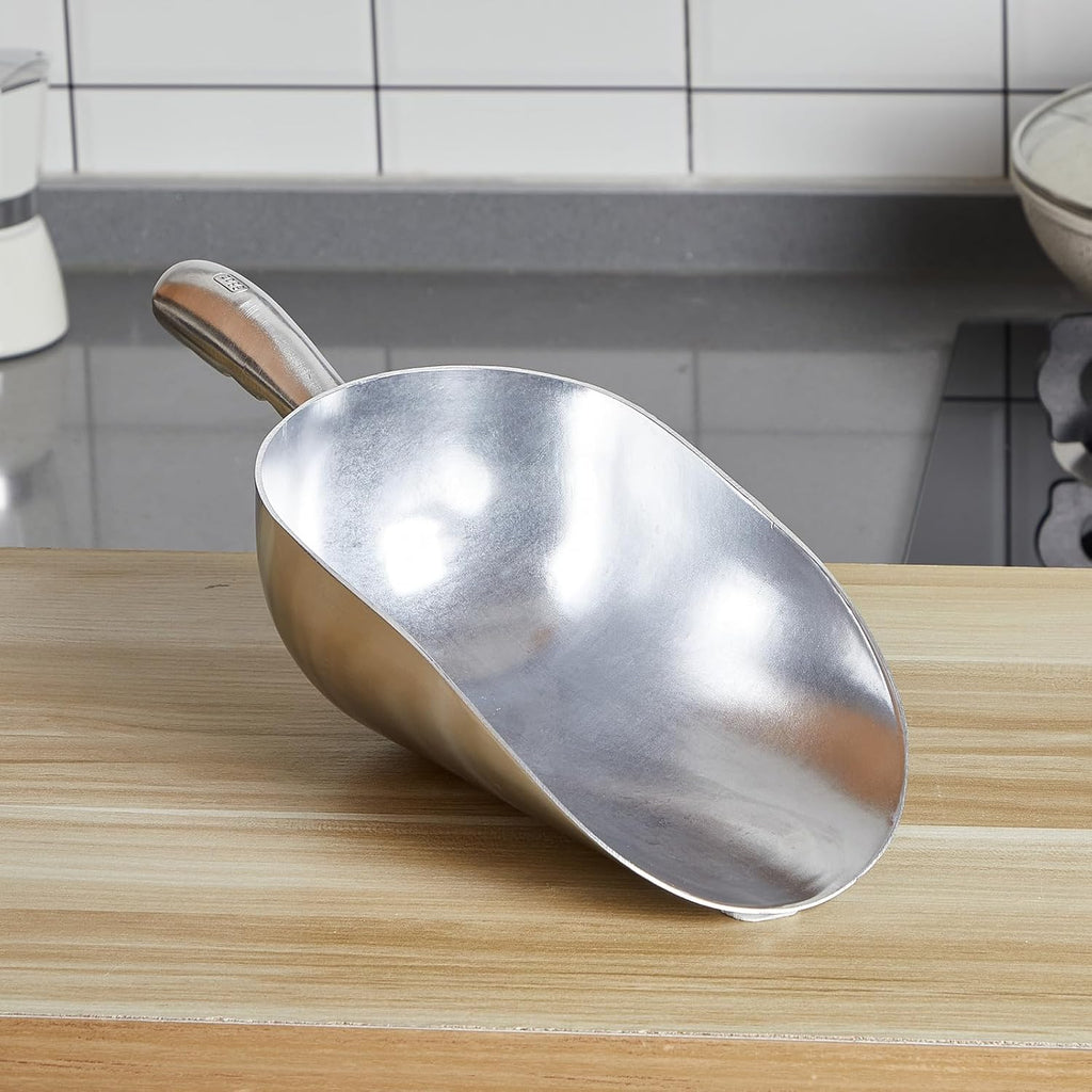 58oz Metal Ice Scoop Large Aluminum Utility Scoop for Ice Machine
