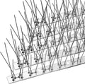 Bird Spikes with Stainless Steel Base, Durable Bird Spikes Arrow Pigeon Spikes Fence Kit for Keeping Small Bird