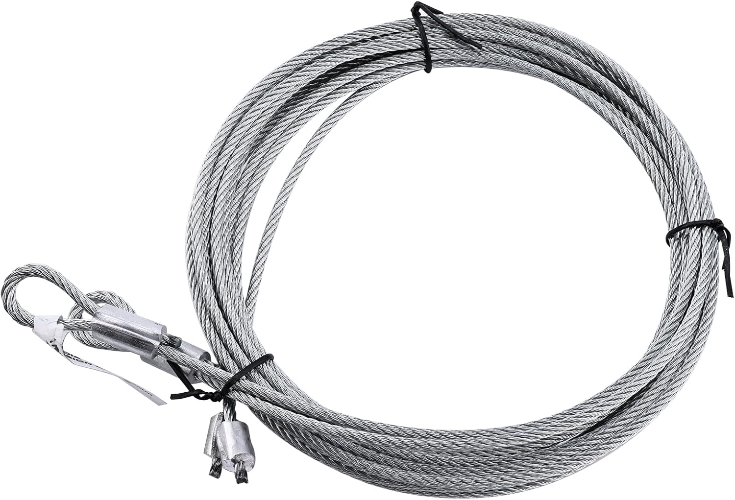 Garage Door Torsion Spring Kit for 7ft High Garage Doors - Heavy-Duty Cables, Drums, Center Bracket Compatible with