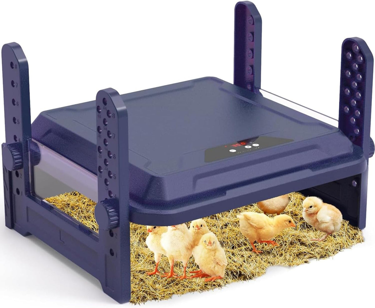 Chick Brooder Heating Plate with Adjustable Temperature, 12"x12" Chicken Brooder Heater for Baby Chicks, Ducklings