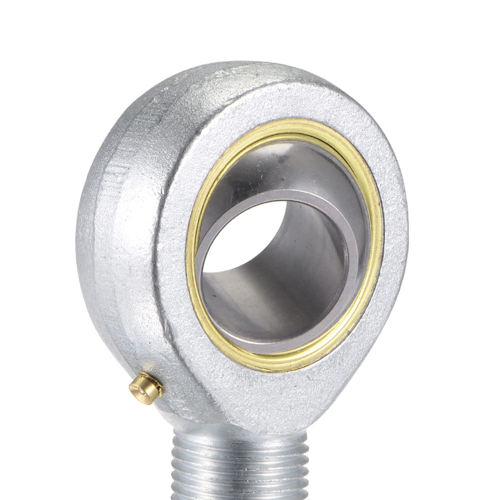 uxcell POS25 Spherical Rod End Bearing 25mm Bore Self-Lubricated Joint Bearing M24x2.0 Right Hand Male Thread Connector