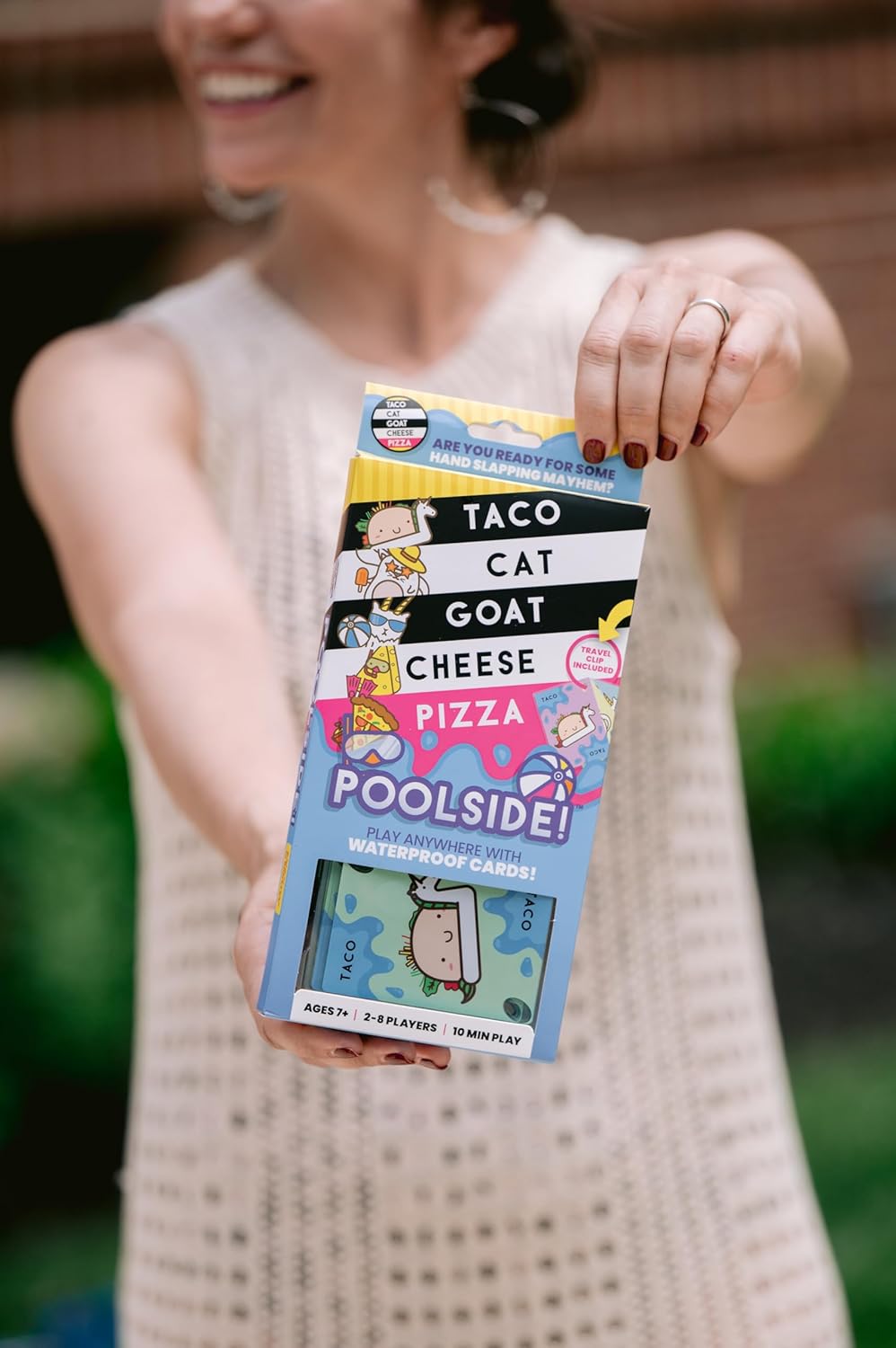 Pool Edition Wildly Entertaining Waterproof Card Game for Outdoor Game Days | Easy to Play with 10 Minute Rounds |