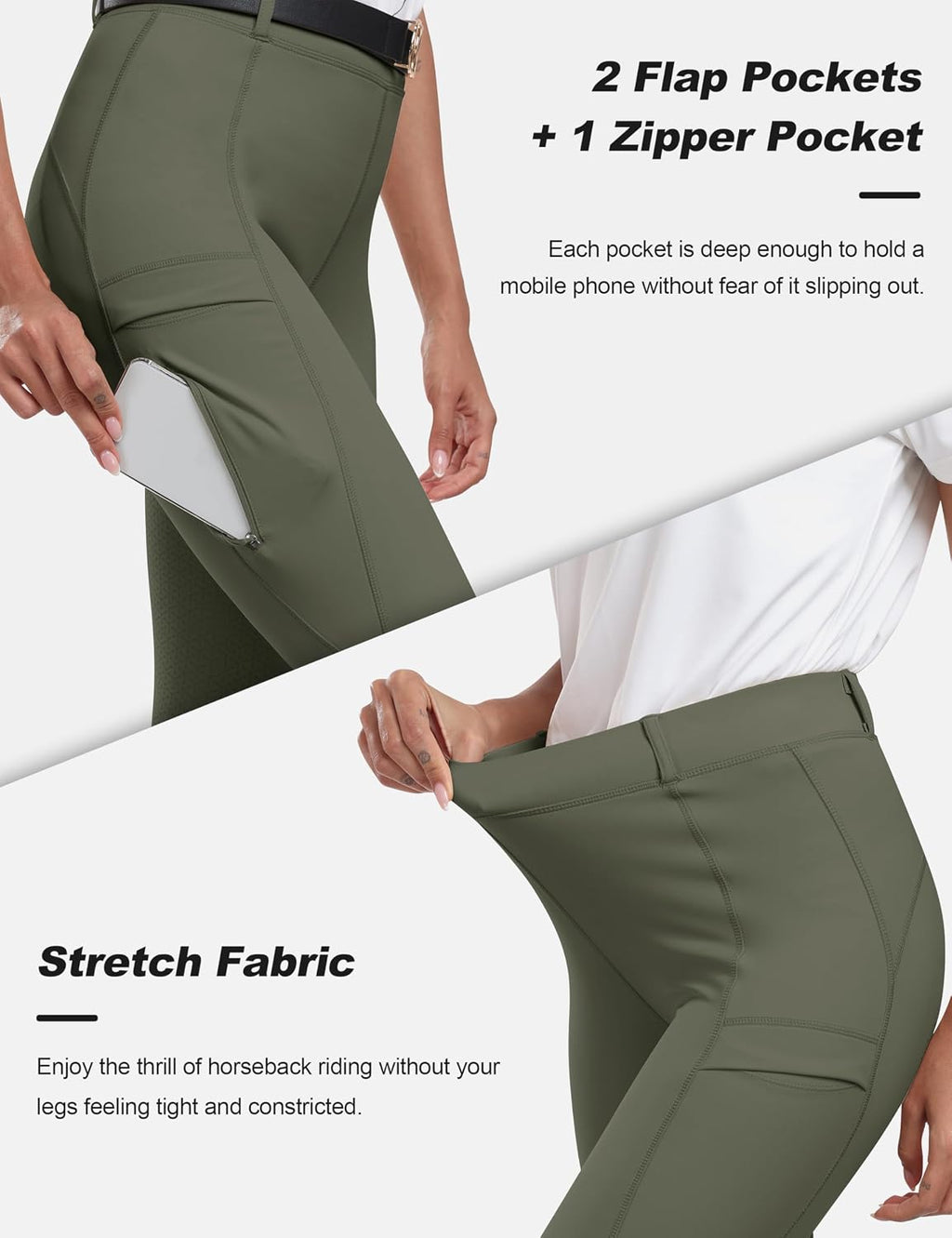 Women's Horse Riding Pants Breeches Equestrian Pants Riding Tights