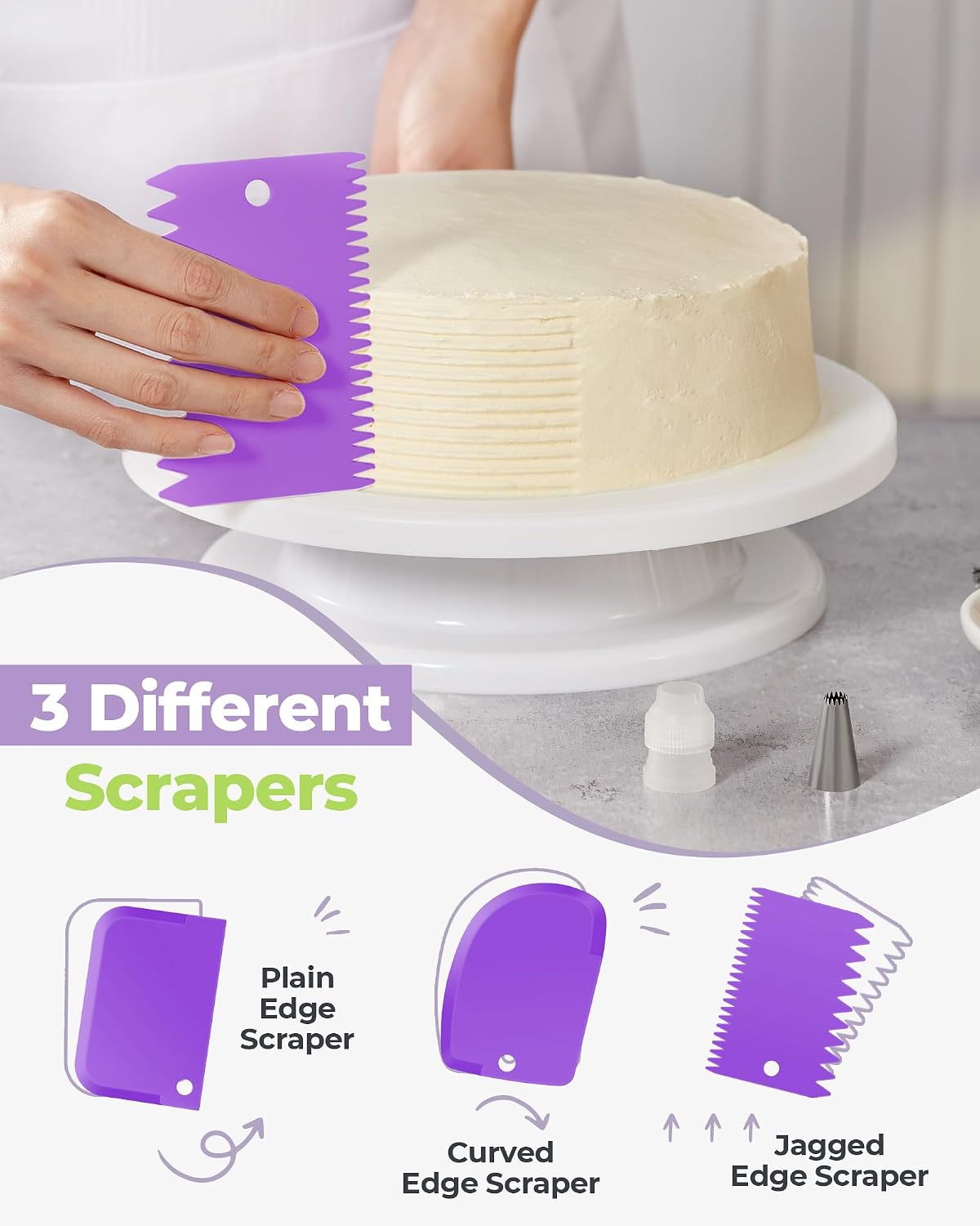 32 Piping Bags and Tips Set Frosting Piping Kit for Beginners & Pros