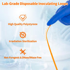 10ul Disposable Inoculating Loop, Plastic, 25/Bag, 1000PCS Total