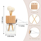 30 Pcs Car Diffuser Vent Clip Empty Diffuser Bottle, Clear