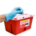 Sharps Container - Large Sharps Containers for Home Use, Needle Disposal | 1 Gallon (Pack of 1), Puncture-Resistant
