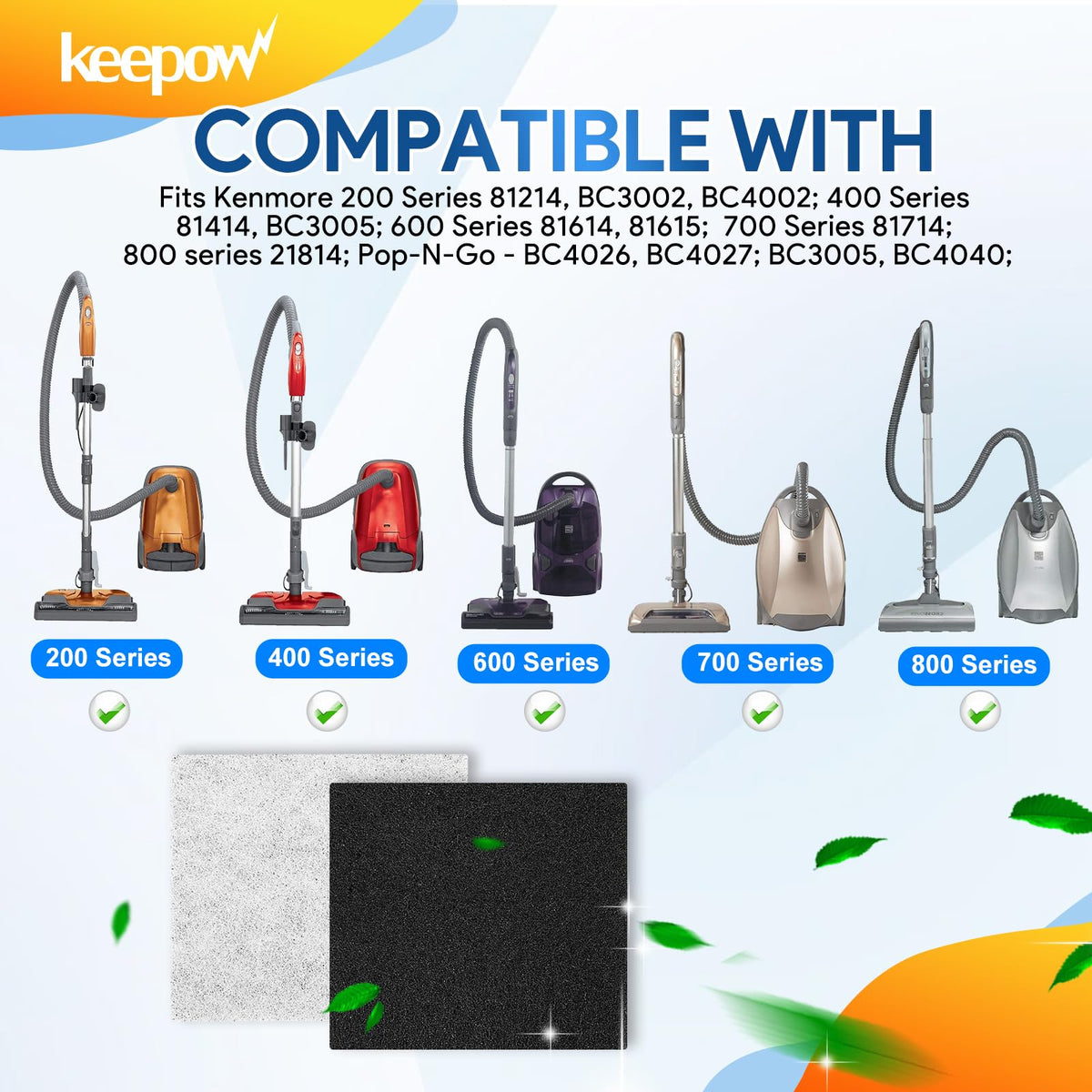 CF-1 Hepa Filter Replacement Compatible with Kenmore