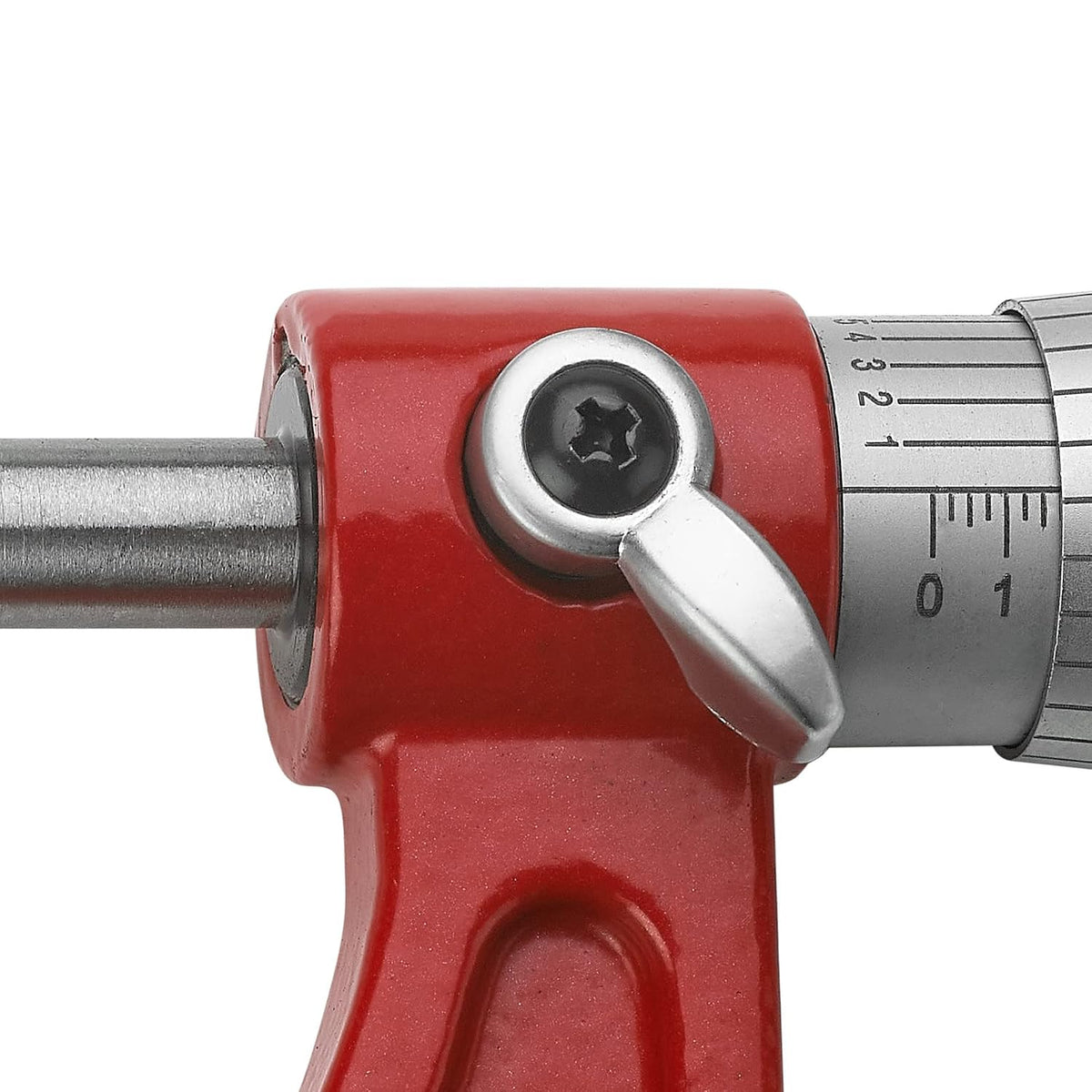 Premium Outside Micrometer Set 0-4" / 0.0001", Red