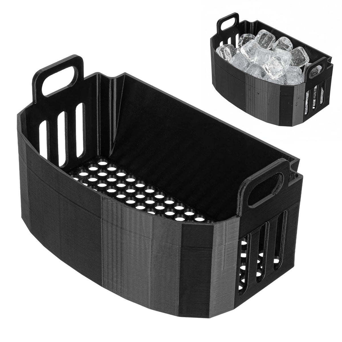 Ice Maker Replacement Basket Compatible with Magic Chef, Easy-Grip Handle, Streamlined Design for Effortless Ice Access
