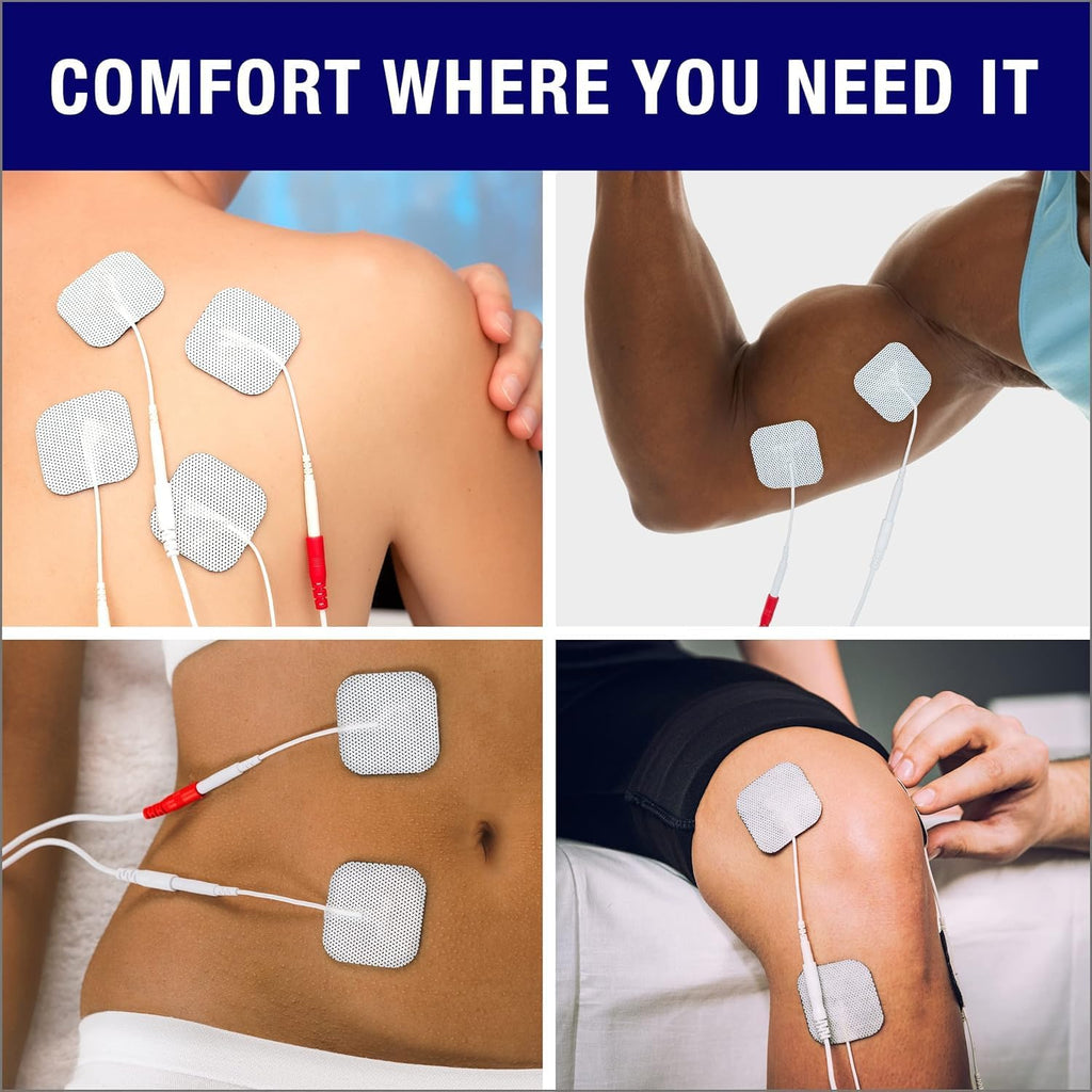 Tens Unit Electrodes Pads 2x2 20 Pcs Replacement Pads Electrode Patches for Electrotherapy